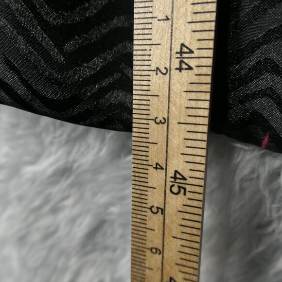 Vintage Robbie Bee Midi Dress Womens 7 or 8 Black Pink Paisly Artsy Shoulder Pad - Picture 10 of 14